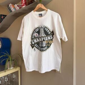 Vintage 1999 Dallas Stars Stanley Cup Champions Shirt